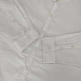 MUYA バンドカラー コットン ブラウス シャツ ホワイト レディース ムヤ【中古】5-1109M∞