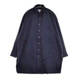 TICCA スクエアスリットチュニックシャツ 定価31900円 コットン ワンピース ネイビー レディース ティッカ【中古】5-1201M∞