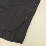 TICCA スクエアスリットチュニックシャツ 定価31900円 コットン ワンピース ネイビー レディース ティッカ【中古】5-1201M∞