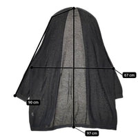 FACTORY リネン 羽織 ガウン ロング カーディガン ブラック レディース ファクトリー【中古】5-0804M∞