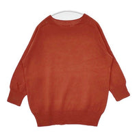 MARGARET HOWELL 578-0263611 WOOL COTTON JUMPER セーター ニット オレンジ レディース マーガレットハウエル【中古】5-1005T∞