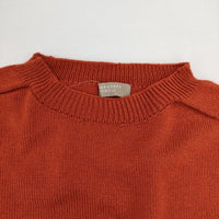 MARGARET HOWELL 578-0263611 WOOL COTTON JUMPER セーター ニット オレンジ レディース マーガレットハウエル【中古】5-1005T∞