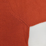 MARGARET HOWELL 578-0263611 WOOL COTTON JUMPER セーター ニット オレンジ レディース マーガレットハウエル【中古】5-1005T∞