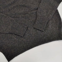 MARGARET HOWELL 578-9263014 エポレットボタンカシミア セーター ニット チャコールグレー レディース マーガレットハウエル【中古】5-1005T∞