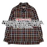 MHL. 578-0253620 コットンウール チェック 長袖シャツ ブラック ブラウン レディース エムエイチエル【中古】5-1004M∞