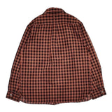 MARGARET HOWELL 578-0253608 LARGE GINGHAM CHECK COTTON 定価31900円 長袖シャツ ワインレッド レディース マーガレットハウエル【中古】5-1004M∞