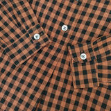 MARGARET HOWELL 578-0253608 LARGE GINGHAM CHECK COTTON 定価31900円 長袖シャツ ワインレッド レディース マーガレットハウエル【中古】5-1004M∞