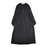 nicholson and nicholson DRACENA ギャザー 格子柄 ワンピース ブラック レディース ニコルソンアンドニコルソン【中古】5-1004M∞