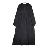 nicholson and nicholson DRACENA ギャザー 格子柄 ワンピース ブラック レディース ニコルソンアンドニコルソン【中古】5-1004M∞