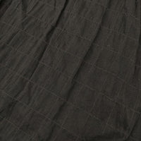 nicholson and nicholson DRACENA ギャザー 格子柄 ワンピース ブラック レディース ニコルソンアンドニコルソン【中古】5-1004M∞