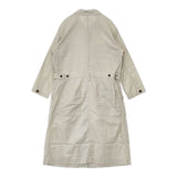 MHL. 595-0157501 COTTON LINEN OXFORD プルオーバー ワンピース ベージュ レディース エムエイチエル【中古】5-0804M∞
