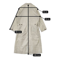MHL. 595-0157501 COTTON LINEN OXFORD プルオーバー ワンピース ベージュ レディース エムエイチエル【中古】5-0804M∞