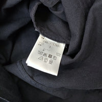 MHL. 595-1157551 COTTON LINEN SHIRTING サイズ1 ベルト付き シャツ ワンピース 21SS ブラック レディース エムエイチエル【中古】5-0708S♪