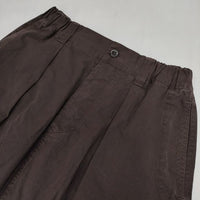 MHL. 595-1132504 FINE COMPACT COTTON POPLIN ロングスカート ブラウン レディース エムエイチエル【中古】5-1004M∞