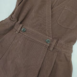 MHL. 595-9256503 soft twisted yarn cotton ジャンパースカート ノースリーブ ワンピース ワインレッド レディース エムエイチエル【中古】5-1004M∞