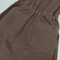 MHL. 595-9256503 soft twisted yarn cotton ジャンパースカート ノースリーブ ワンピース ワインレッド レディース エムエイチエル【中古】5-1004M∞