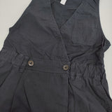 MHL. 595-9156502 FINE COMPACT COTTON POPLIN DRESS 1 ジャンパースカート ワンピース ネイビー レディース エムエイチエル【中古】5-0725S♪