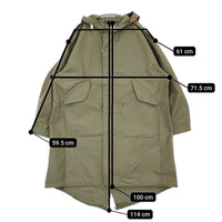 CIOTA 新品 Parka-shell M-1951 サイズ5 定価75900円 COLM-124 ミリタリー モッズコート 25SS カーキ メンズ シオタ【中古】5-0628M♪