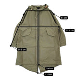 CIOTA 新品 Parka-shell M-1951 サイズ5 定価75900円 COLM-124 ミリタリー モッズコート 25SS カーキ メンズ シオタ【中古】5-0628M♪