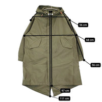 CIOTA 新品 Parka-shell M-1951 サイズ3 定価75900円 COLM-124 ミリタリー モッズコート 25SS カーキ メンズ シオタ【中古】5-0628M♪