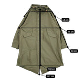 CIOTA 新品 Parka-shell M-1951 サイズ6 定価75900円 COLM-124 ミリタリー モッズコート 25SS カーキ メンズ シオタ【中古】5-0628M♪