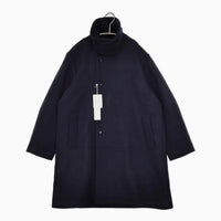 EEL 新品 TACKLE COAT XS 定価55000円 E-24169 ウール コート 24AW ネイビー メンズ イール【中古】5-0820T∞