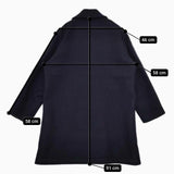 EEL 新品 TACKLE COAT XS 定価55000円 E-24169 ウール コート 24AW ネイビー メンズ イール【中古】5-0820T∞