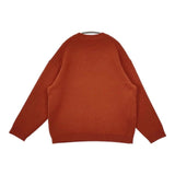 EEL 新品 ノルディックセーター NORDIC SEATER CLASSIC M 定価38500円 MITSUKE KNIT セーター ニット オレンジ メンズ イール【中古】5-0820T∞