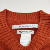EEL 新品 ノルディックセーター NORDIC SEATER CLASSIC M 定価38500円 MITSUKE KNIT セーター ニット オレンジ メンズ イール【中古】5-0820T∞