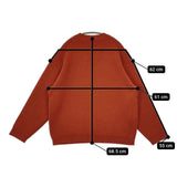 EEL 新品 ノルディックセーター NORDIC SEATER CLASSIC M 定価38500円 MITSUKE KNIT セーター ニット オレンジ メンズ イール【中古】5-0820T∞