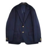 D.C.WHITE 新品 West Point Blazer 50 定価55000円 D241150 紺ブレ 金ボタン テーラードジャケット ネイビー メンズ ディーシーホワイト【中古】5-1201M∞