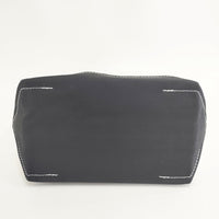 TEMBEA 未使用品 ROLL TOP TOTE 定価22000円 コットン トートバッグ キナリ ブラック レディース テンベア【中古】5-0813G◎