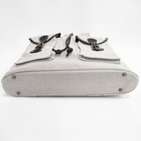MARINE DAY 新品 HUNTER 定価29700円 巾着 トートバッグ グレージュ レディース マリンデイ【中古】5-0813G◎#