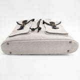MARINE DAY 新品 HUNTER 定価29700円 巾着 トートバッグ グレージュ レディース マリンデイ【中古】5-0813G◎#