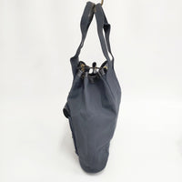 MARINE DAY 新品 HUNTER 定価29700円 巾着 トートバッグ ネイビー レディース マリンデイ【中古】5-0813G◎