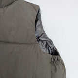 ENDS and MEANS 新品 定価60500円 S ナイロン ダウンベスト 24AW AfricanBLK カーキ メンズ エンズアンドミーンズ【中古】5-0820T∞