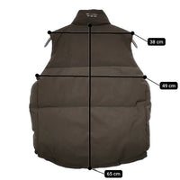 ENDS and MEANS 新品 定価60500円 S ナイロン ダウンベスト 24AW AfricanBLK カーキ メンズ エンズアンドミーンズ【中古】5-0820T∞