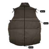 ENDS and MEANS 新品 定価60500円 S ナイロン ダウンベスト 24AW AfricanBLK カーキ メンズ エンズアンドミーンズ【中古】5-0820T∞