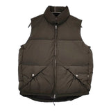ENDS and MEANS 新品 定価60500円 M ナイロン ダウンベスト 24AW AfricanBLK カーキ メンズ エンズアンドミーンズ【中古】5-0820T∞
