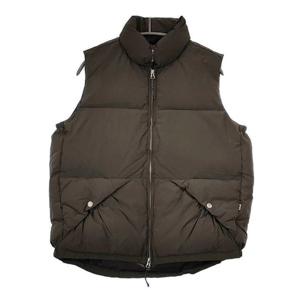 ENDS and MEANS 新品 定価60500円 M ナイロン ダウンベスト 24AW AfricanBLK カーキ メンズ エンズアンドミーンズ【中古】5-0820T∞