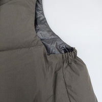 ENDS and MEANS 新品 定価60500円 M ナイロン ダウンベスト 24AW AfricanBLK カーキ メンズ エンズアンドミーンズ【中古】5-0820T∞
