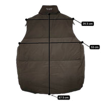 ENDS and MEANS 新品 定価60500円 M ナイロン ダウンベスト 24AW AfricanBLK カーキ メンズ エンズアンドミーンズ【中古】5-0820T∞