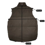 ENDS and MEANS 新品 定価60500円 M ナイロン ダウンベスト 24AW AfricanBLK カーキ メンズ エンズアンドミーンズ【中古】5-0820T∞