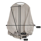 COGTHEBIGSMOKE 新品 LILLY PUFFY TOP オーバーサイズタックスウェット 定価30800円 スウェット 12 25SS グレージュ レディース コグ ザ ビッグスモーク【中古】5-1201M∞