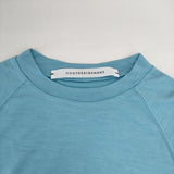 COGTHEBIGSMOKE 新品 ラグラン ADDISON BASEBALL TOP 定価28600円 ウール セーター ニット ブルー レディース コグ ザ ビッグスモーク【中古】5-1207T∞