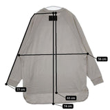 COGTHEBIGSMOKE 新品 ラグラン ADDISON BASEBALL TOP 定価28600円 ウール セーター ニット グレー レディース コグ ザ ビッグスモーク【中古】5-1207T∞