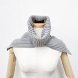 YURI+PARK 新品 カシミヤ DANIE ネックウォーマー 定価42900円 スヌード ライトグレー レディース ユリパーク【中古】5-1128T◎