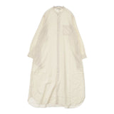 Charpentier de Vaisseau 新品 Doris Co スタンドカラー コットンウール 定価28600円 ワンピース ベージュ レディース シャルパンティエドゥヴェッソ【中古】5-1207T∞