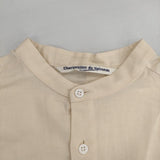 Charpentier de Vaisseau 新品 Doris Co スタンドカラー コットンウール 定価28600円 ワンピース ベージュ レディース シャルパンティエドゥヴェッソ【中古】5-1207T∞