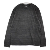 FilMelange 新品 DOLL サイズ3 定価15400円 1001141 長袖Ｔシャツ カットソー ロンＴ チャコールグレー メンズ フィルメランジェ【中古】5-0628M♪